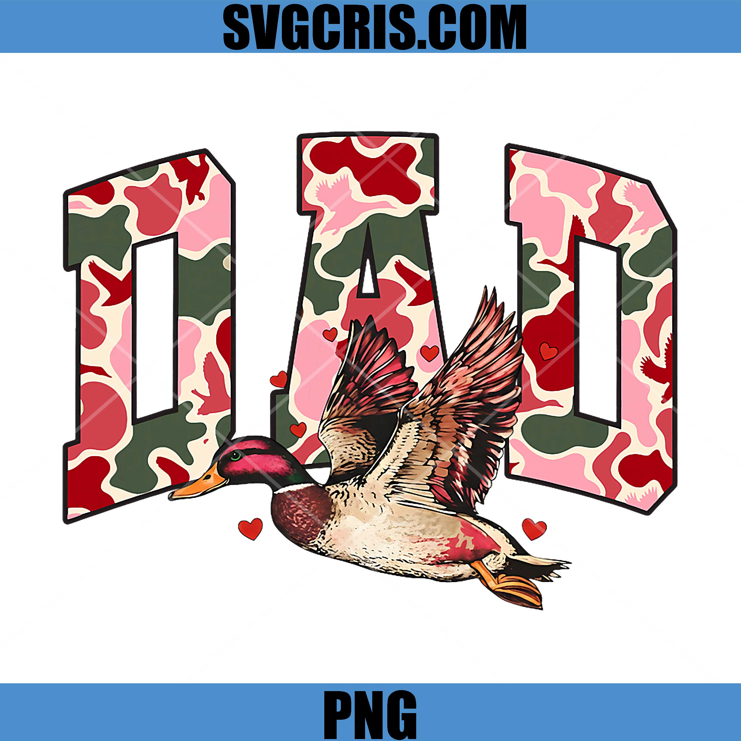 Vintage Dad Camo Valentine PNG, Funny Holiday Matching Family PNG