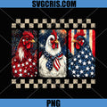 Patriotic Chicken 4th July PNG, Funny Patriotic Chicken PNG
