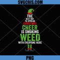 Weed Christmas Apparel PNG, Funny Marijuana Pot Leaf Cannabis PNG