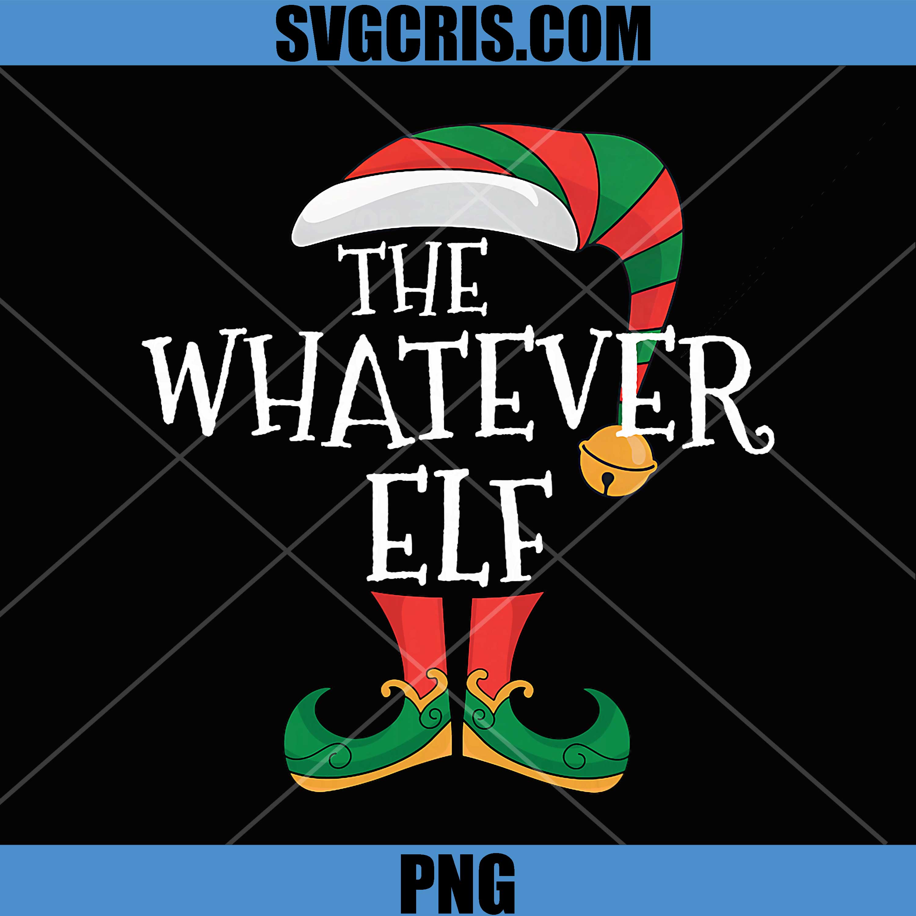 The Whatever Elf PNG, Xmas Matching Christmas Elf PNG