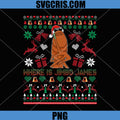 Where is Jumbo James PNG, Christmas Marcus The Worm PNG