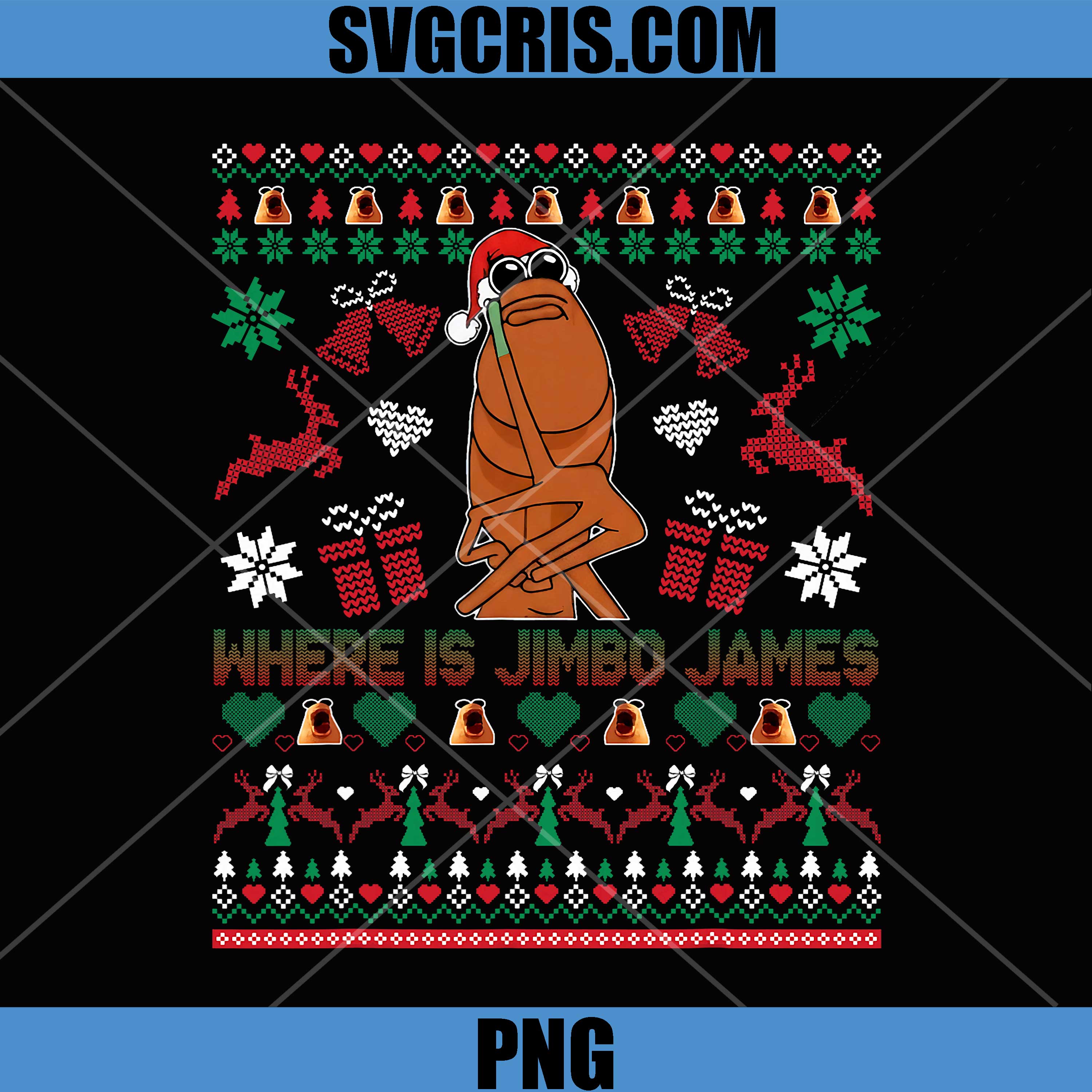 Where is Jumbo James PNG, Christmas Marcus The Worm PNG