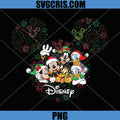 Disney Mickey & Friends PNG, Holiday Fireworks Christmas Trip PNG