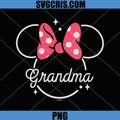 Disney Minnie Mouse Grandma PNG, Head Icon Magic Mother’s Day PNG
