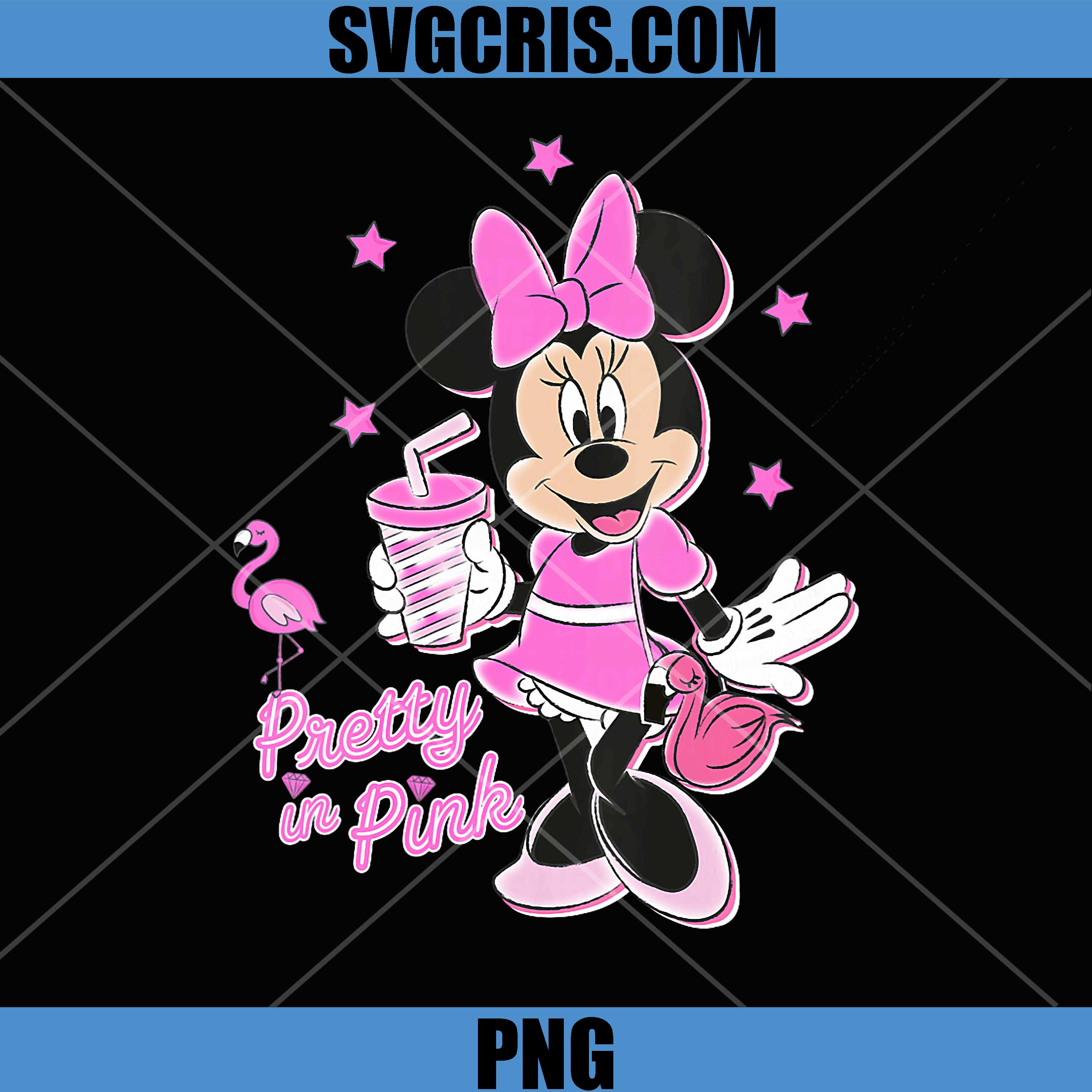 Disney Minnie Mouse PNG, Minnie Mouse Pretty in Pink PNG