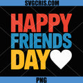 Happy Friends Day PNG, Valentine's Friendship with Heart PNG