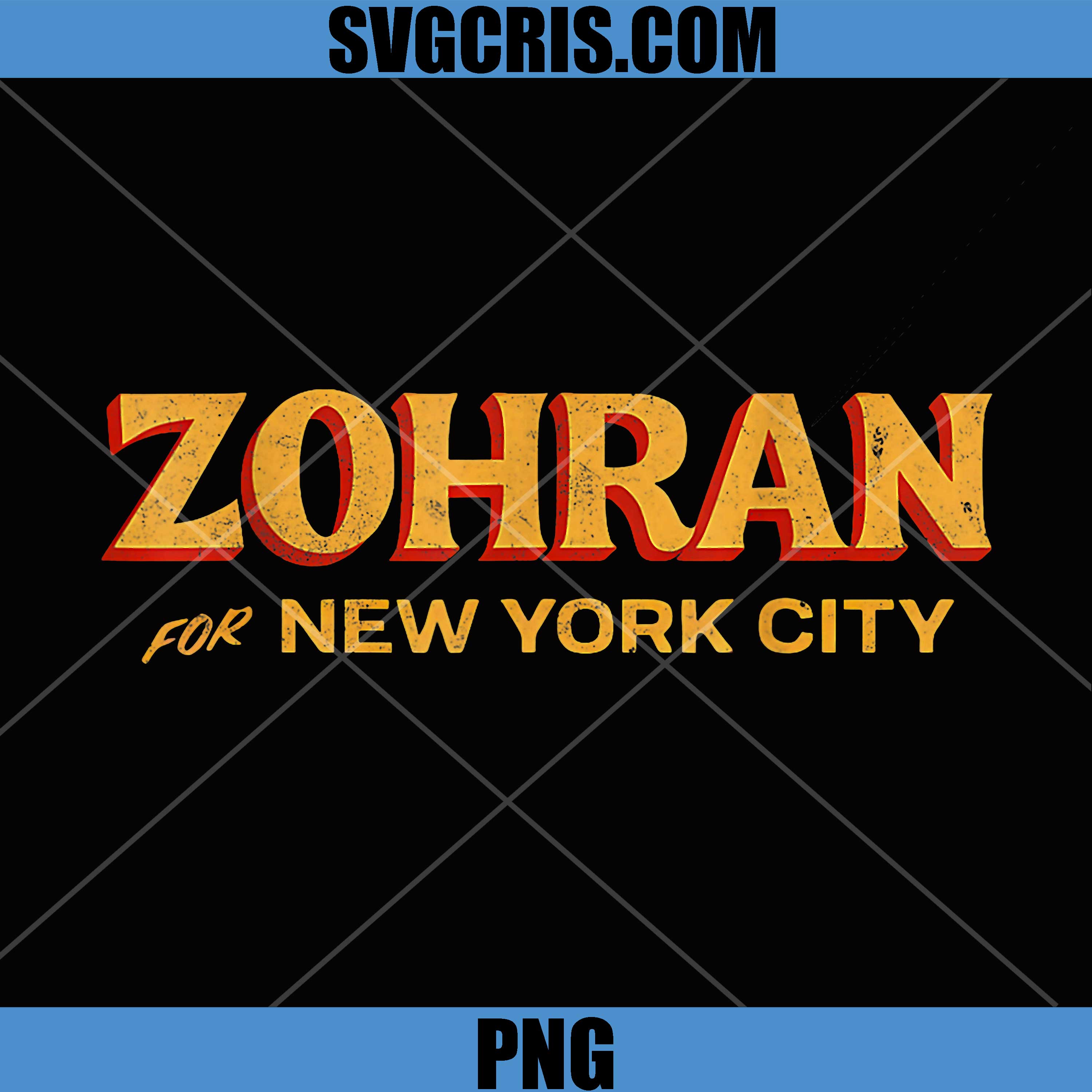 Zohran Mamdani for NYC PNG, Mayor Funny Cool Trendy Progressive PNG