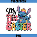 My First Easter PNG, Easter Stitch PNG, Happy Easter Stitch PNG