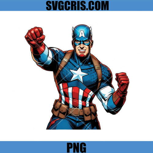 Captain America Hero Fighting PNG, Marvel Superhero PNG