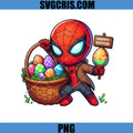 Spiderman Easter Egg PNG, Spiderman Chibi Easter Day PNG