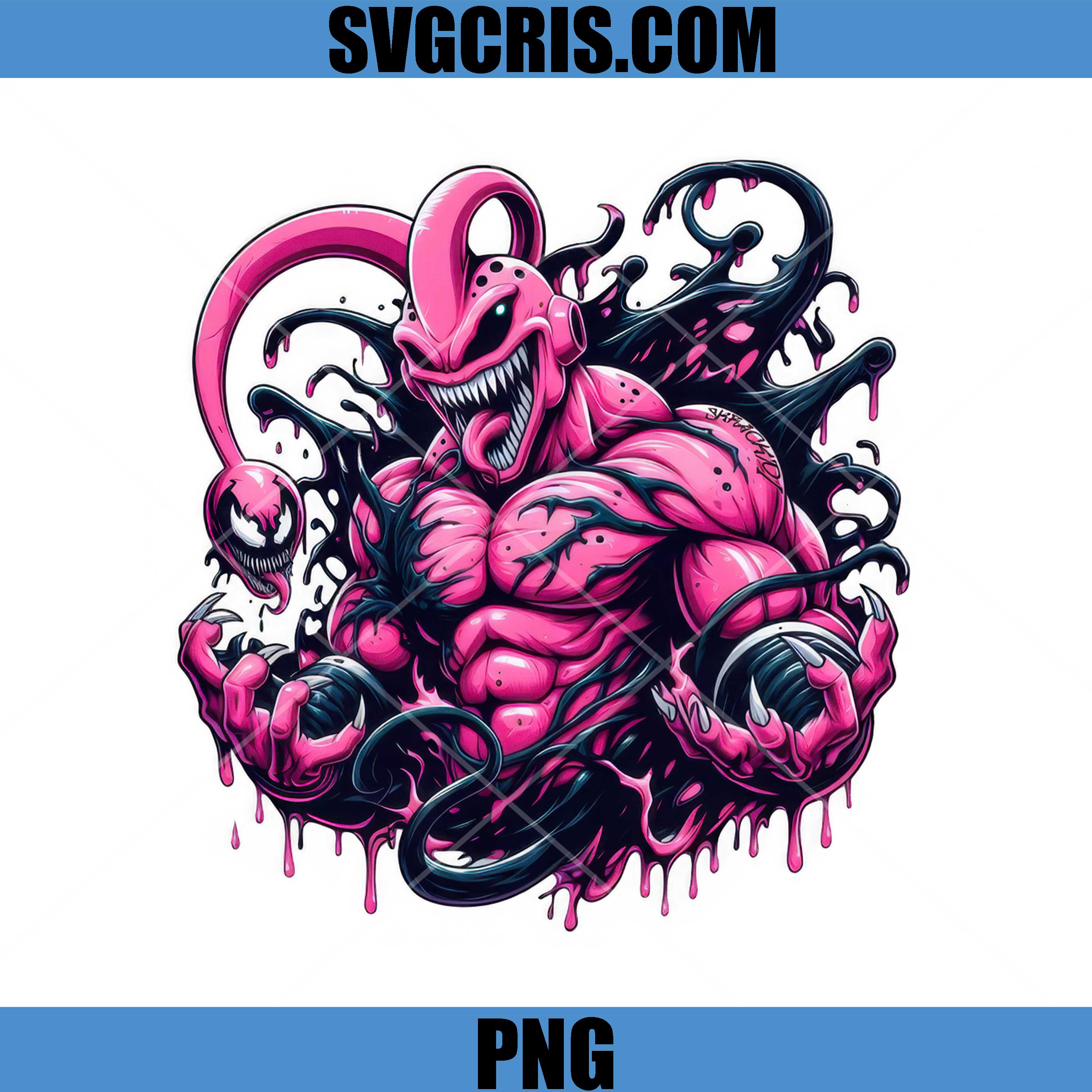 Pink Venom Monster Art PNG, Mabu Venom PNG, Movie Venom PNG
