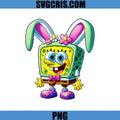 Spongebob Bunny Ears Easter PNG, Cute Spongebob Easter PNG