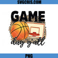 Game Day Yall PNG, Basketball Leopard Print Design PNG, Sports Mom PNG