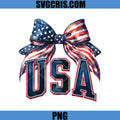USA Bow American Flag Ribbon PNG, Patriotic USA PNG