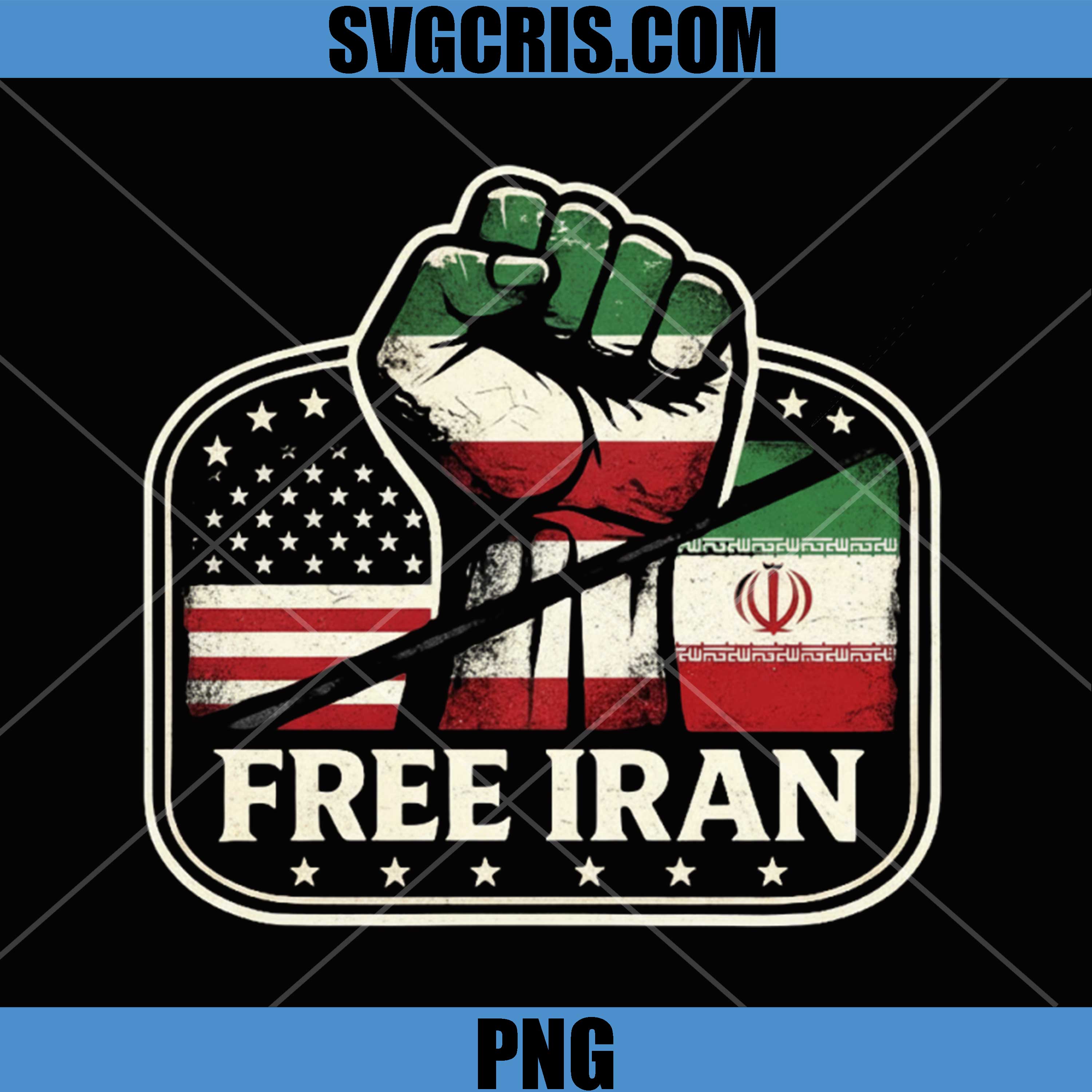 Free Iran Protest Fist PNG, USA And Iran Flag Political Graphic PNG