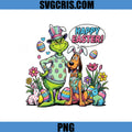 Happy Easter PNG, Grinch And Dog With Eggs PNG, Happy Easter Grinch PNG