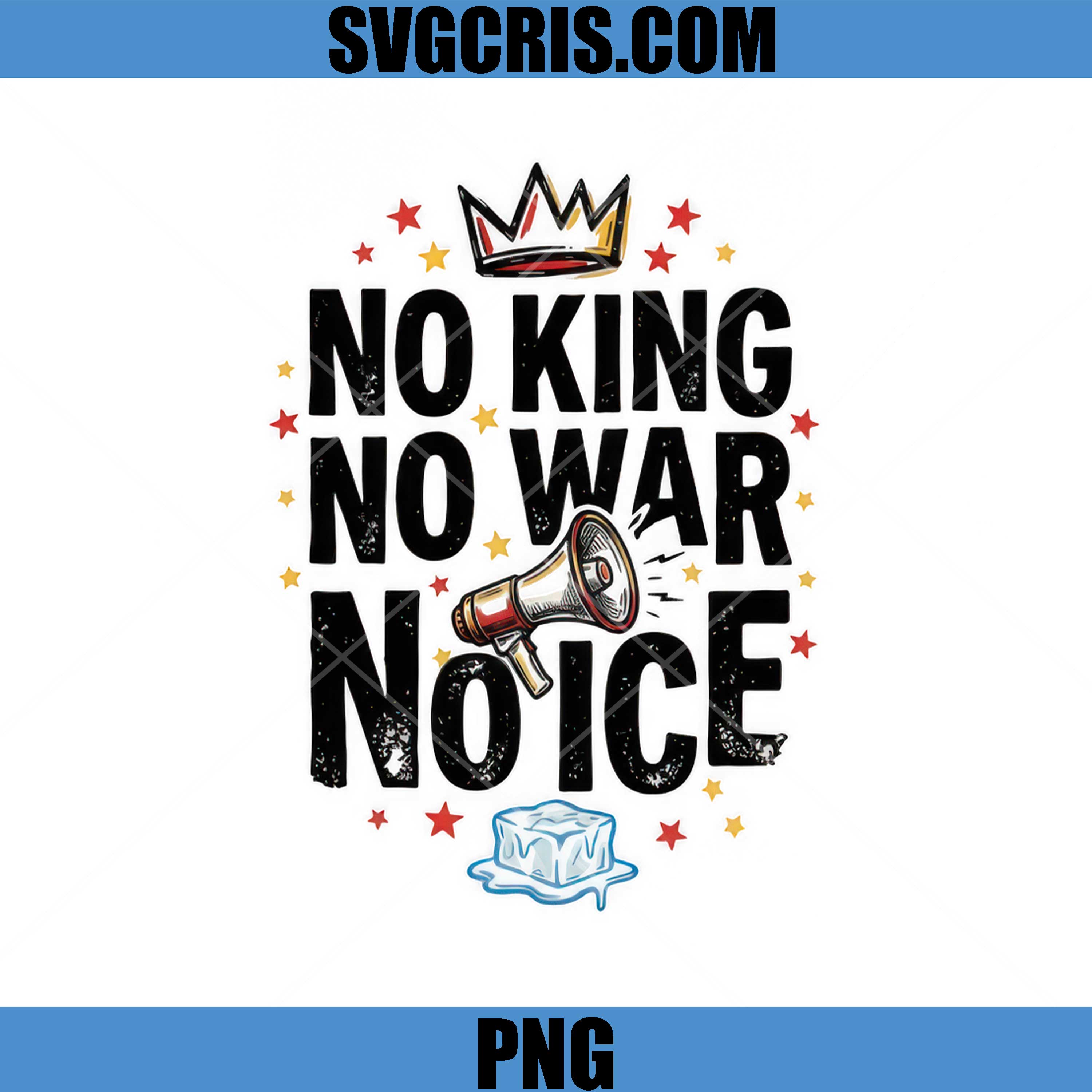 No King No War No Voice Protest PNG, Crown Peace Symbol PNG
