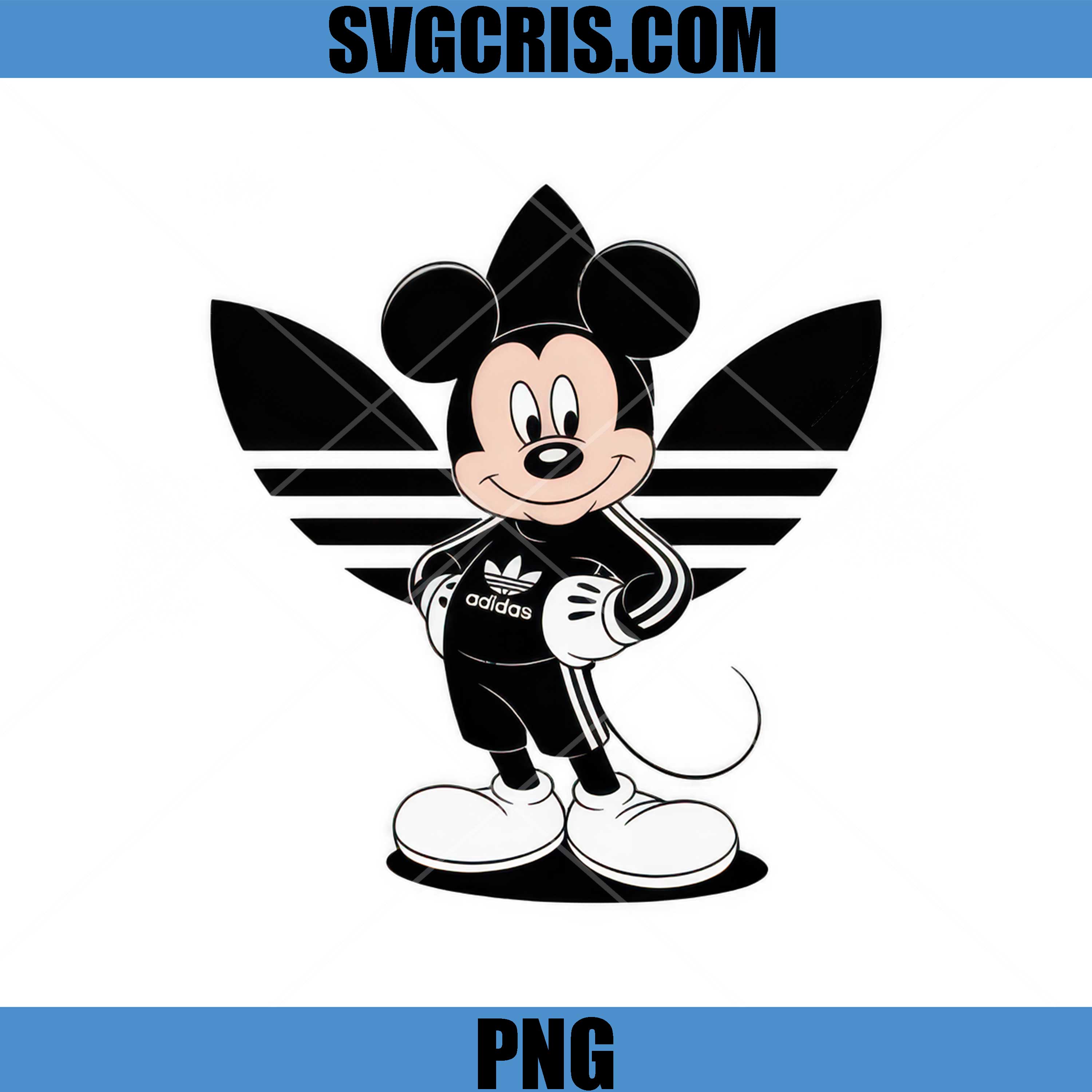 Mickey Mouse Adidas Style PNG, Mickey Adidas PNG