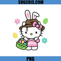 Hello Kitty Easter Bunny PNG, Cute Hello Kitty PNG