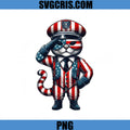 USA Patriotic Cat Soldier Uniform PNG, American Flag Cat PNG