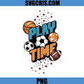 Play Time PNG, Sports Balls Design PNG, Basketball Soccer PNG