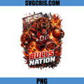 Bulls Nation PNG, Basketball Fire Bull PNG, Chicago Bulls Fan PNG