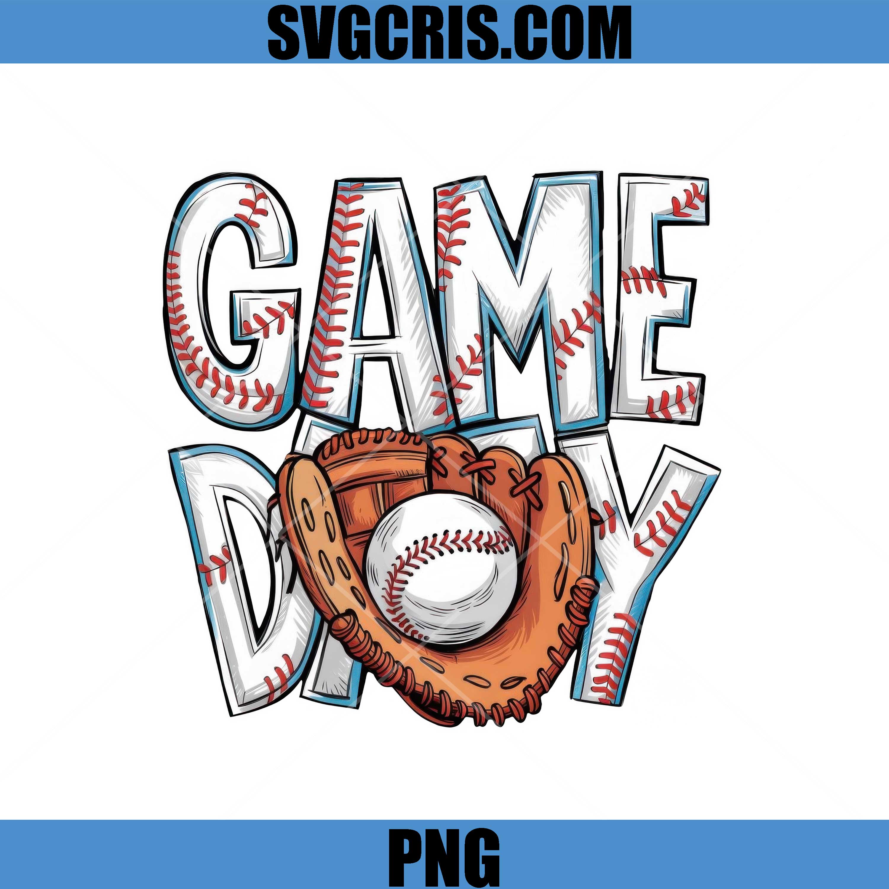 Game Day Baseball Graphic PNG, Glove Ball Sports PNG