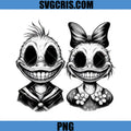 Dark Art Scary Duck Donald PNG, Donald Duck Horror PNG