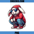 Cool Bunny Sunglasses Streetwear PNG, Trendy Easter Bunny PNG