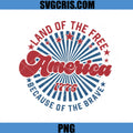 Land Of The Free America 1776 PNG, Because Of The Brave PNG