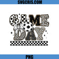 Game Day Soccer Ball Bow Leopard PNG, Soccer Mom PNG
