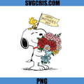 Snoopy Happy Mothers Day PNG, Cute Cartoon Mom PNG