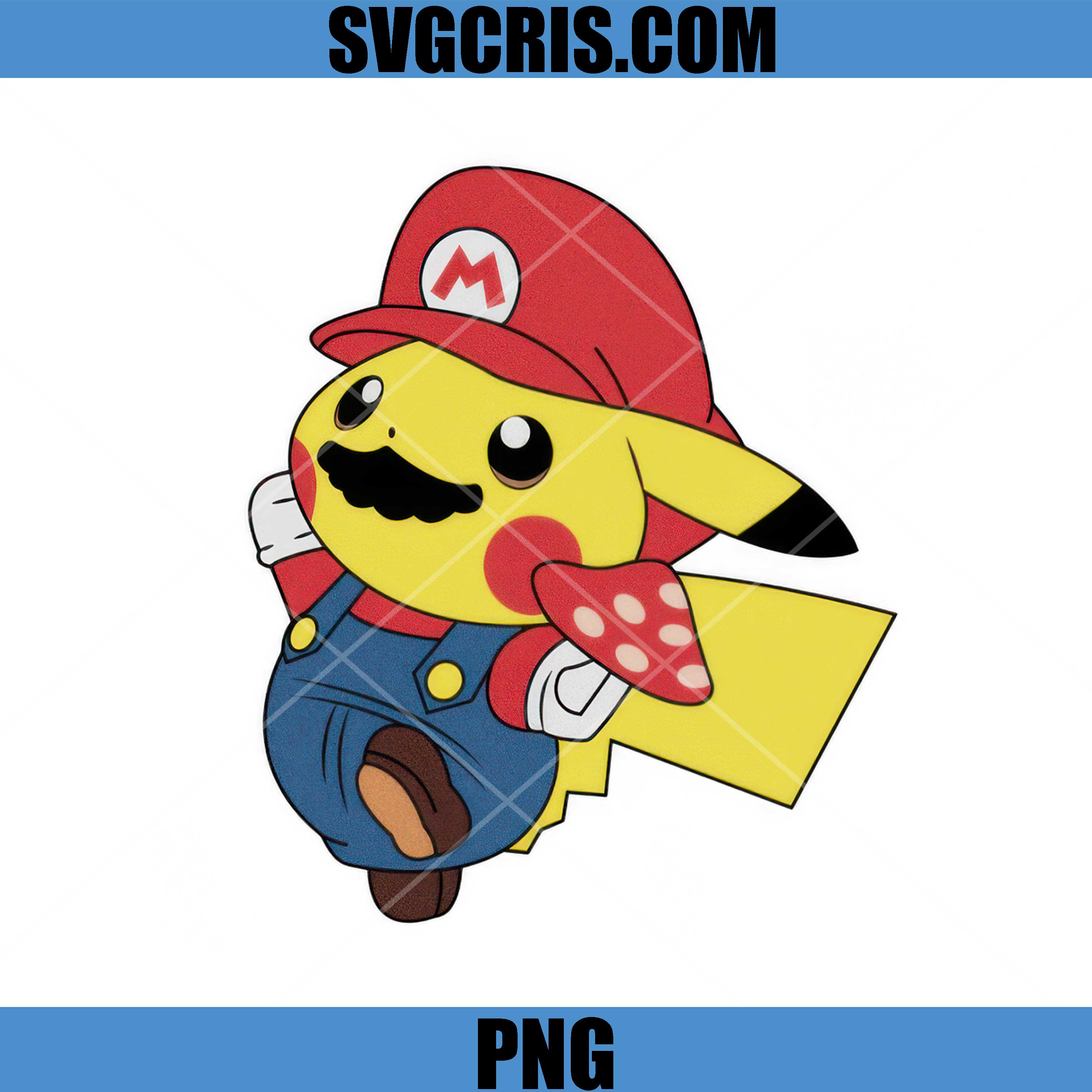 Pikachu Mario Running PNG, Cute Pokemon Mario PNG
