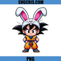 Goku Easter Bunny Hat Chibi PNG, Cute Dragon Ball Easter PNG