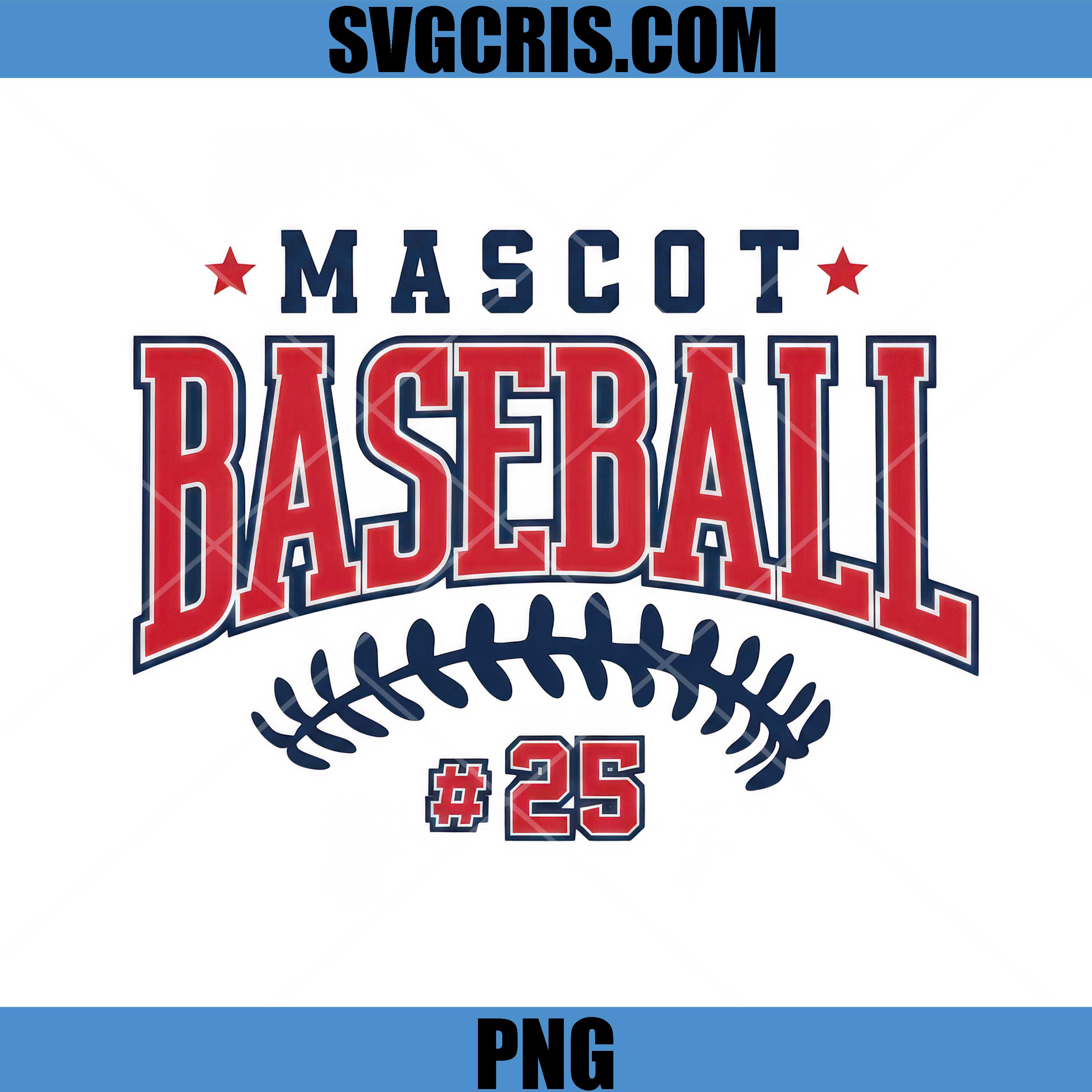 Mascot Baseball Number 25 PNG, Sports Team Design PNG, Baseball PNG