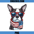 Patriotic Dog Usa Flag Sunglasses PNG, Dog With Usa Flag 4th July PNG