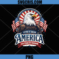 American Eagle 1776 2026 Freedom PNG, Usa Flag Eagle PNG
