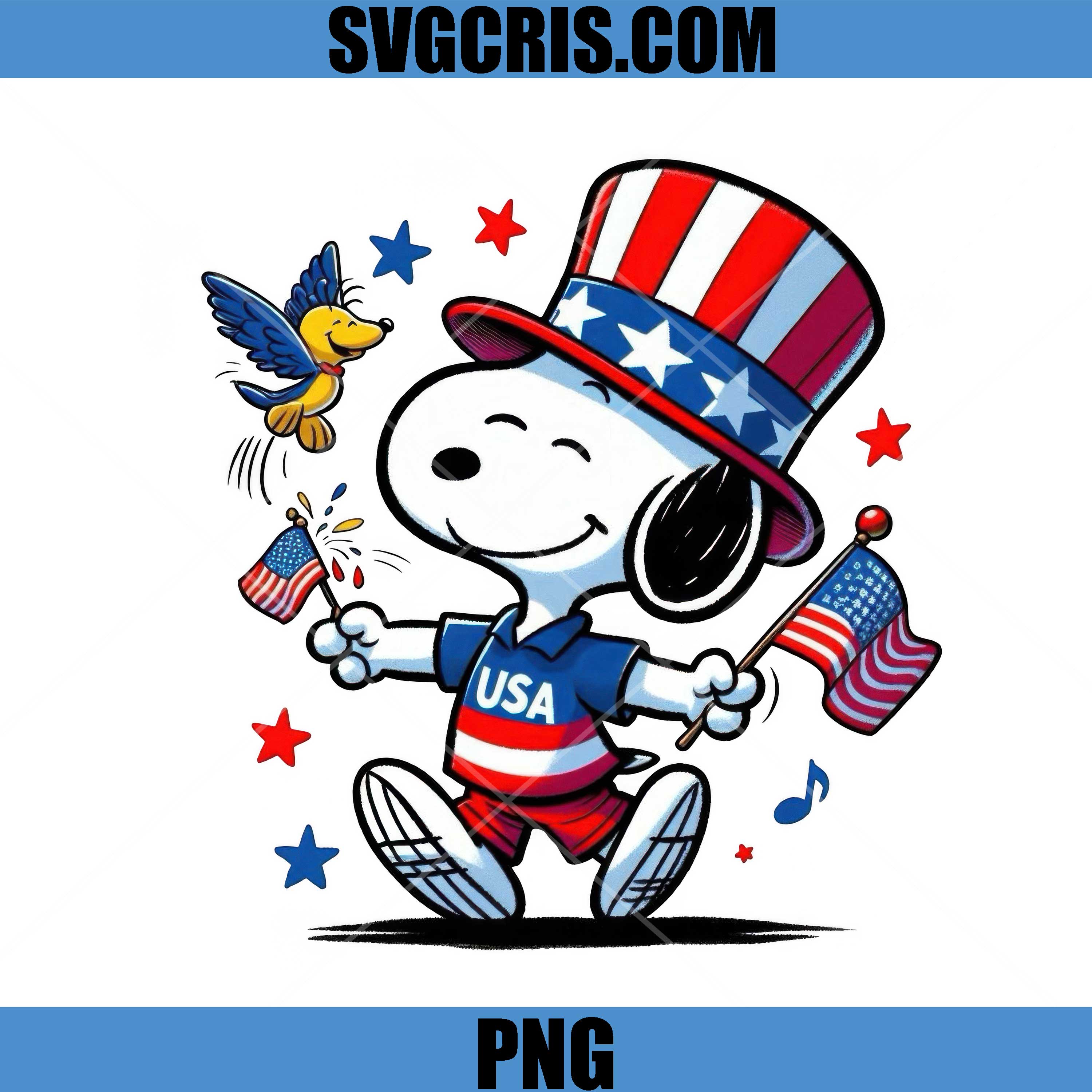 Snoopy American Flag PNG, 4th Of July Cartoon PNG
