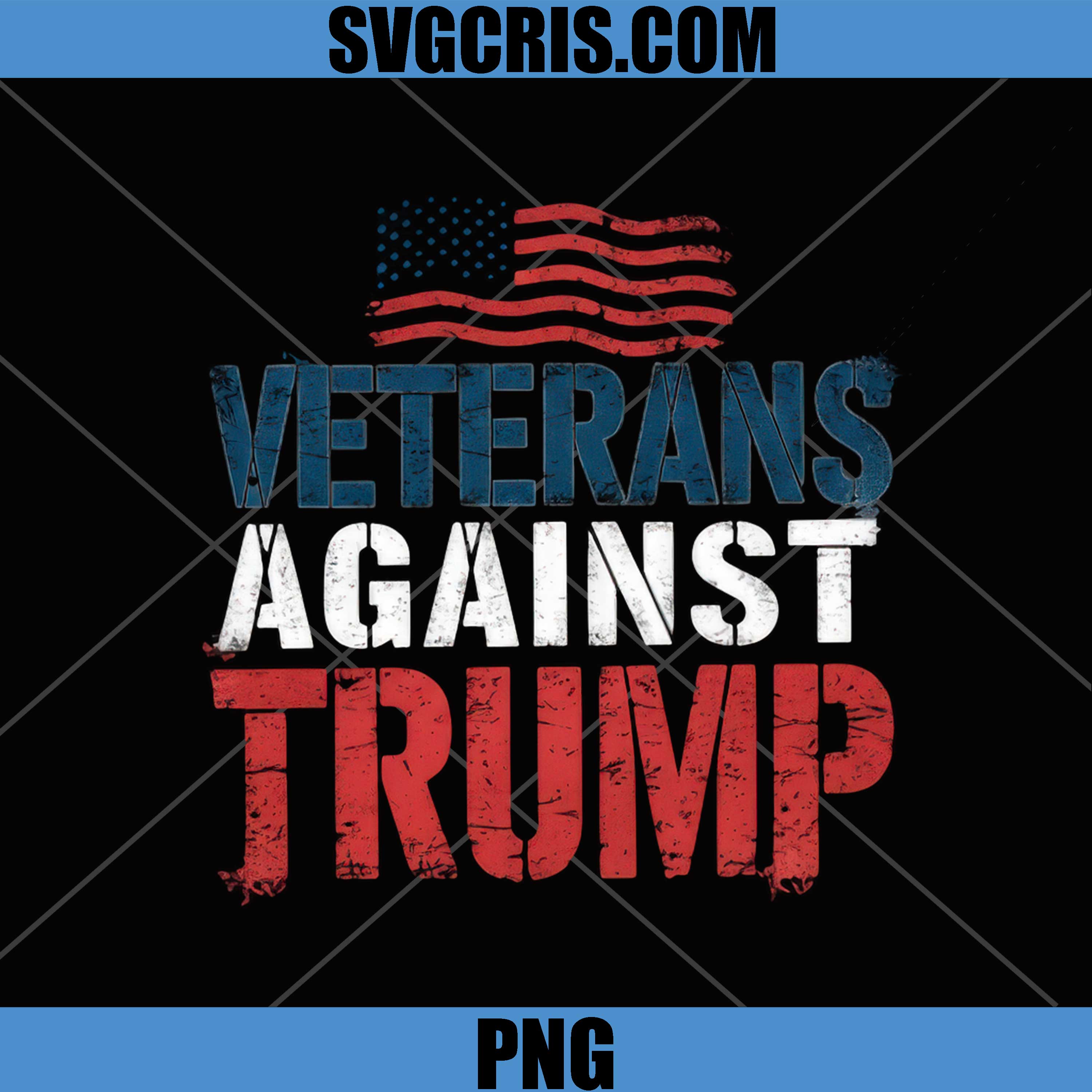 Veterans Against Trump Quote PNG, American Flag Soldier PNG