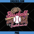 Baseball Pink Script Design PNG, Softball Mom Style Graphic PNG
