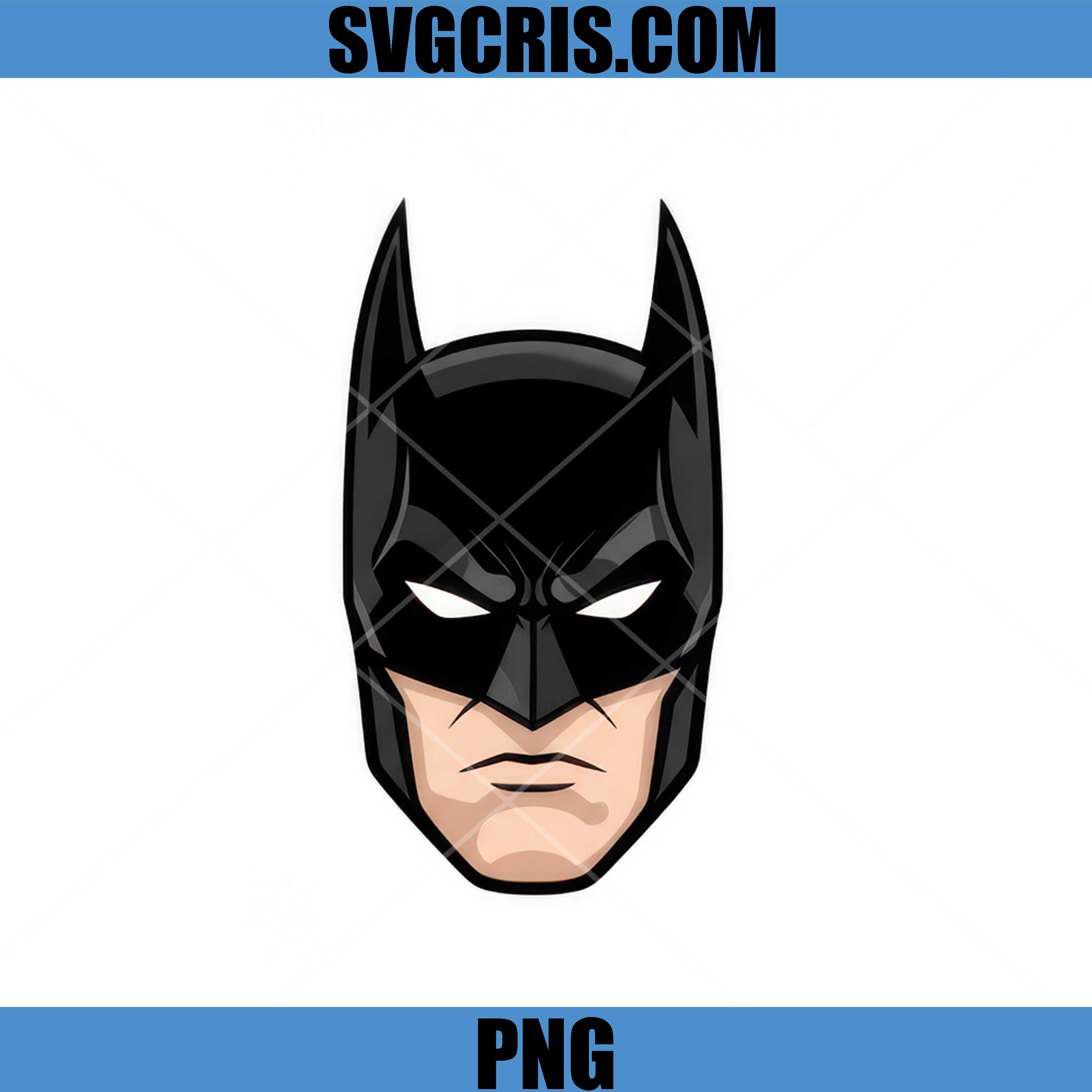 Dark Hero Bat Man Mask Minimal PNG, Superhero Face Icon PNG