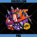 Purple Nike Spray Can PNG, Nike Dunk Sneaker Mascot PNG