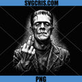 Frankenstein Middle Finger PNG, Classic Horror Monster PNG