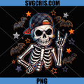Hip Hop Skeleton PNG, Halloween Bat Stars Skull Graffiti PNG