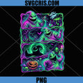 Oogie Boogie Villain PNG, Spooky Neon Halloween Scene PNG