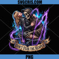 Don't Fear The Reaper PNG, Skeleton Couple Halloween PNG