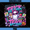 Trick Or Treat Teacher PNG, Spooky Halloween Teacher PNG