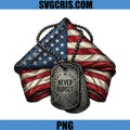 Never Forget PNG, Dog Tag Usa Flag Patriotic PNG, Military PNG