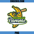 Savannah Bananas PNG, Funny Banana Baseball Mascot PNG