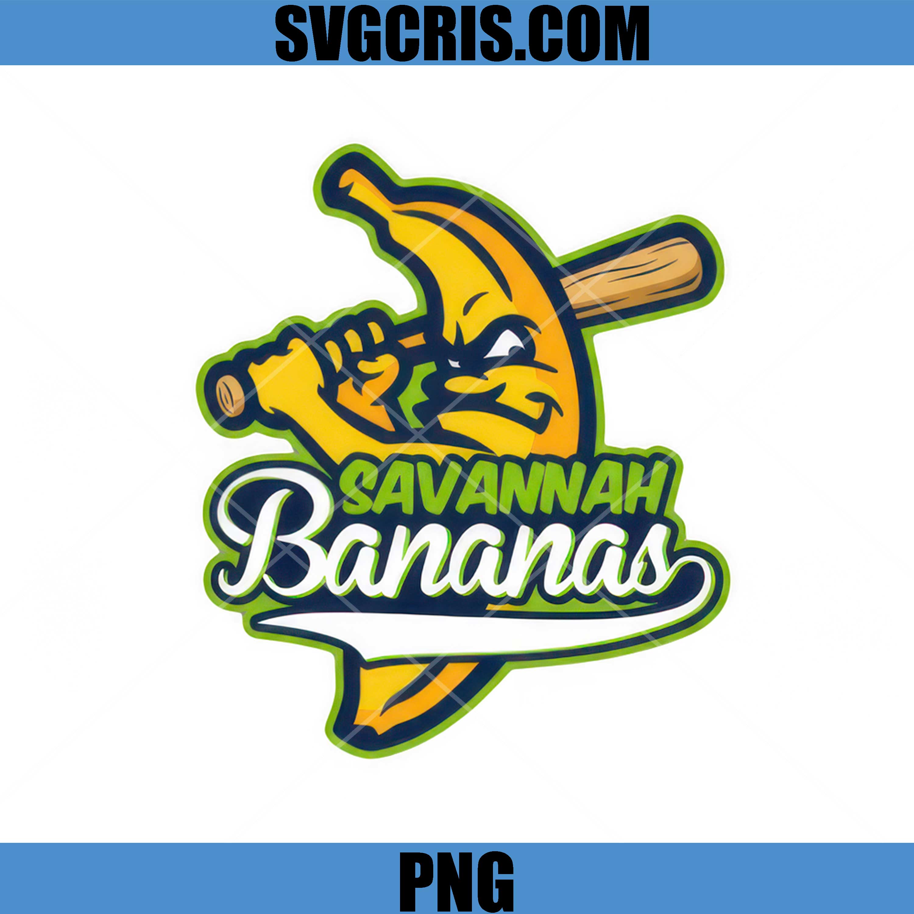 Savannah Bananas PNG, Funny Banana Baseball Mascot PNG